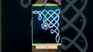 Traditional sideborder rangoli#art#seo#kolam#muggulu#trending#viral#ytshorts