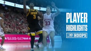 Drew Thelwell Highlights vs. Wisconsin | Iowa Basketball | 01/03/2025