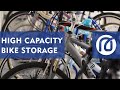 High Capacity Bike Storage Solutions | Madrax Commercial Bike Racks