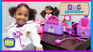 Doc Mcstuffins to the Rescue | Kyraboo Playing Animal Hospital