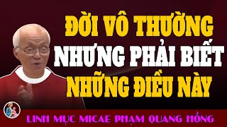 Đời Là Vô Thường Nhưng Thật Có Phúc - Bài giảng sâu sắc nhất của Cha Phạm Quang Hồng