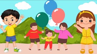 INDOOR FUN WITH FLOWER BALLOON | LEARN COLORS | KIDS EPISODE -58.