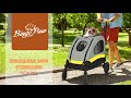 P-XL121-M Bingopaw pet stroller helps your pet travel easily, ideal for small dogs and cats