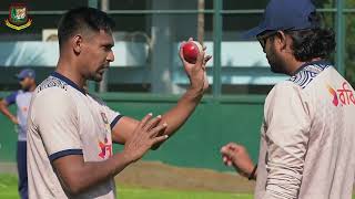 Moments from the Bangladesh team's practice at SBNCS, Mirpur.