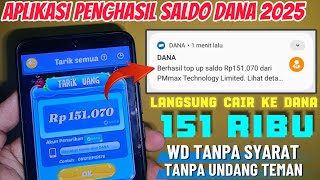 TERBUKTI LANGSUNG CAIR.! Apk Penghasil Saldo Dana Tercepat 2025 - Game Penghasil Uang 2025