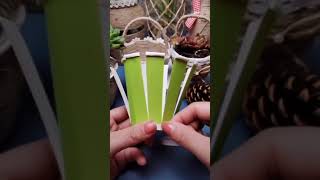 The Creative Plastic Glass To Make Beauty Basket