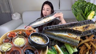 두툼한 민물장어에 구수한 장어탕과 장어뼈구이🍲입가심은 묵사발👊 Grilled eels Acorn jelly(Dotolimug) KOREAN COOKING MUKBANG SHOW