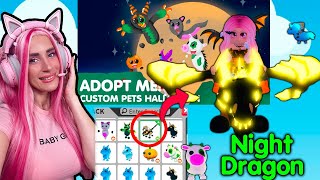 КАКИХ ПИТОМЦЕВ не Хватает в Адопт МИ? Обзор игры Neon Pets Adopt me Custom Pets ROBLOX! Night Dragon