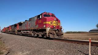 BNSF 735 on CN at Midway Wisconsin