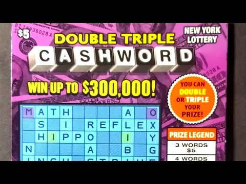 Friday Night Double Triple Cashword #scratchcards #lottery # ...