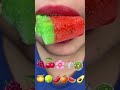 asmr sweet 🍧🍧🍧🍇🍇🍇🍉🍉🍉🌸🌸🌸eating sounds shorts