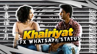 Khairiyat Efx Whatsapp status Alight motion editing tamil