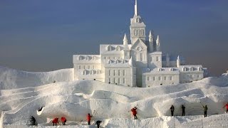 TOP 5 BIGGEST SNOW FORTS IN THE WORLD ( Insane Igloos )