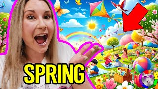Kids Spring Learning Video Art and Drawing Lesson, Spring Art for Kids
