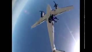 Skydiving Gone Bad - Grandma Falls Out of Tandem Harness