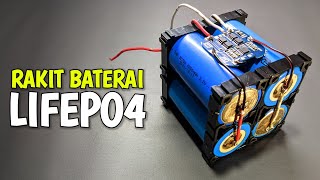 RAKIT BATERAI LIFEPO4 12.8V