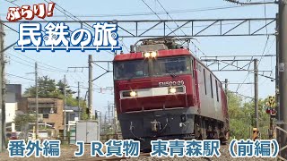 木邨将太アナウンサーがＪＲ貨物の東青森駅へ潜入　コンテナの中に入っちゃいました！「ぶらり！民鉄の旅　番外編　ＪＲ貨物　東青森駅（前編）」