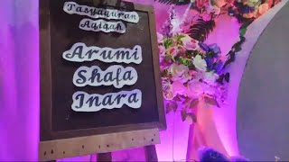 Acara Mengayun Bayi Arumi Shafa Inara