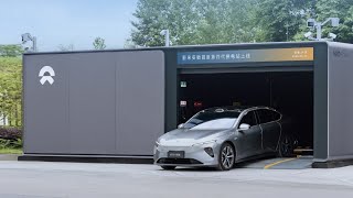 NIO's first fourth-generation battery swap stations!!!