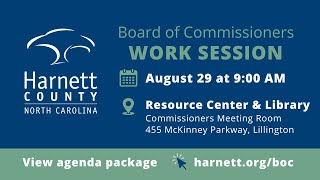 Harnett County Work Session 08/29/23