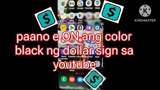 paano ba e on ang color black dollar sign na naka off sa inyong inapload na video