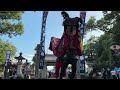 2024 .10. 6 　天野神社本祭り　鹿伏東獅子連