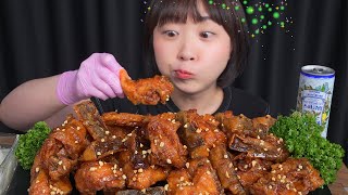 오오옭~~!! BBQ 신메뉴는 사랑입니다🍗 [ 맵소디 ]❤️Mukbang eating show