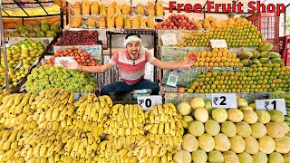 Selling Fruits For Free PART-2 | इतनी भीड़ लग गयी कि पुलिस आ गयी 😱| Crazy Public Reaction