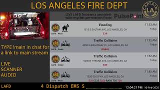 26 Feb 2025 Lafd Los Angeles Fire Department Scanner Radio Archive Fire