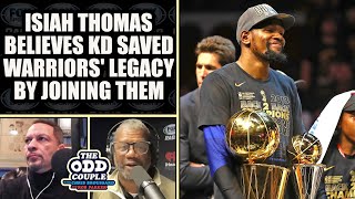 Chris Broussard Disputes Isiah Thomas Saying Kevin Durant Saved Warriors' Legacy