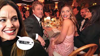 What Happened to Brad Pitt and Margot Robbie at the Golden Globes 2023