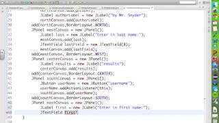 GUI- BorderLayout