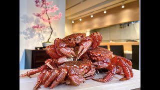 【旬席割烹しとり】の🦀北海道産\