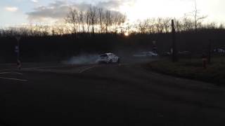 Ifj.Béres József Ford Fiesta r5 Szilveszter rally 2015 Burnout