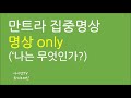 집중명상 명상 only 나는 무엇인가 참나 바로 체험하기 화이트레빗