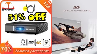 BYINTEK U30 Pro 3D DLP Android Portable Mini Home Theater Projector for Smartphone 4K Cinema New