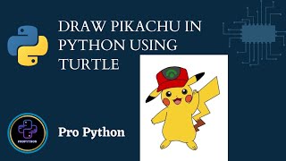 draw Pikachu in python | how to draw Pikachu using python | Python tutorial.