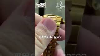 百达翡丽鹦鹉螺Patek Philippe3800，鹦鹉螺Nautilus1981年推出第二款小尺寸版的Ref.3800，采用自家机芯335SC，走过最长时间的25年，都是出自尊达大师的杰作！