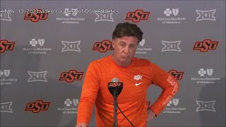 OSU's Mike Gundy talks about relationship with Houston's Dana Holgorsen