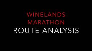 Winelands Marathon Route Analysis