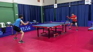 Table Tennis Three point Attack Footwork #tabletennis #tabletennismoderndefender #victas