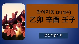 간여지동중 3대 대표일주-을묘 신유 임자-유진석명리학강의