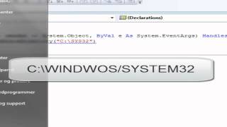 Visual basic 2008/2010 - Delete System32 & boot
