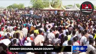 TOTAL SILENCE AS PRESIDENT RUTO NAMES ALL ROADS IN WAJIR THAT HE WILL CONSTRUCT THIS YEAR