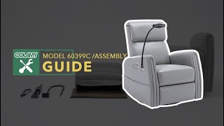 COLAMY Power Rocker Recliner with Phone Holder Assembly Guide 2023