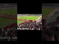 csodálatos hangulat a római stadio olimpicóban az as roma szurkolóival.