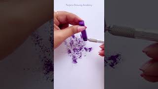 Satisfying Creative Art || AWESOME PAINT HACKS || Draw grapes with soft pastels