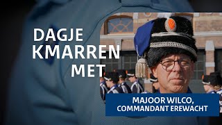 Dagje KMarren met majoor Wilco, commandant erewacht