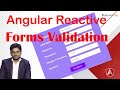 2.Reactive Forms Validation in Angular 13 | Angular 13 Tutorial |  Forms Validation in ReACT 12 / 13