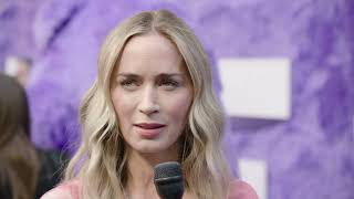 IF: Emily Blunt red carpet interview | ScreenSlam
